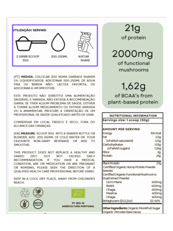HEMP PROTEIN BLEND – CACAO CRUSH